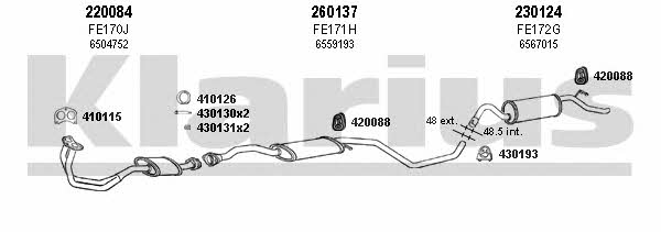  360644E Exhaust system 360644E