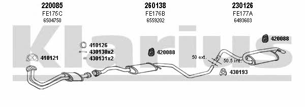  360648E Exhaust system 360648E