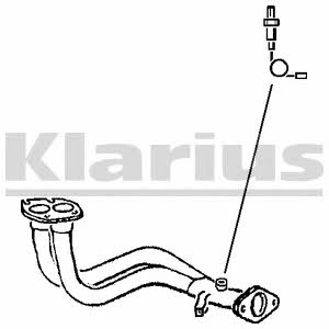 Klarius 301577 Exhaust pipe 301577