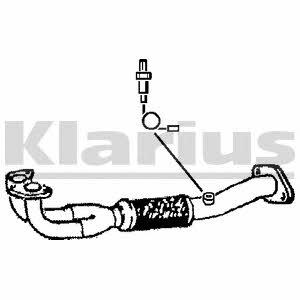 Klarius 301580 Exhaust pipe 301580