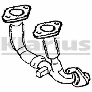 Klarius 301586 Exhaust pipe 301586