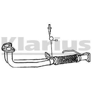 Klarius 301640 Exhaust pipe 301640