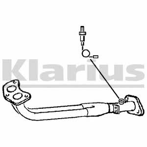 Klarius 301647 Exhaust pipe 301647