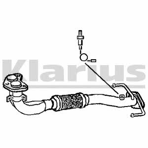 Klarius 301719 Exhaust pipe 301719