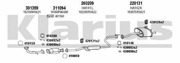  420120E Exhaust system 420120E