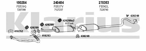  361142E Exhaust system 361142E