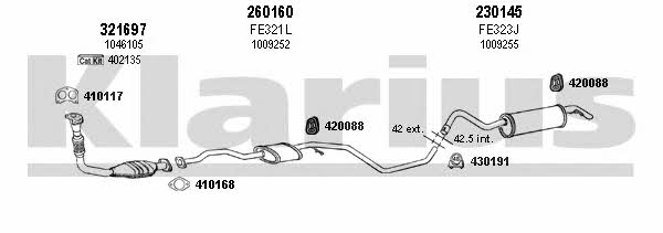  361226E Exhaust system 361226E