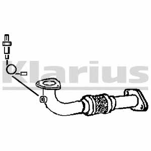 Klarius 301787 Exhaust pipe 301787