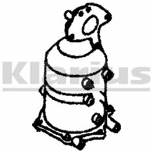 Klarius 390153 Diesel particulate filter DPF 390153