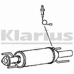 Klarius 390157 Diesel particulate filter DPF 390157