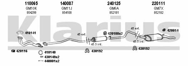  390159E Exhaust system 390159E