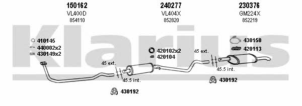  390239E Exhaust system 390239E