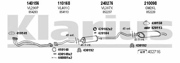  390244E Exhaust system 390244E