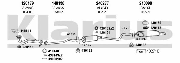  390252E Exhaust system 390252E