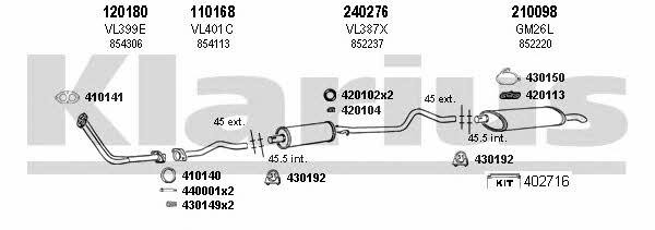  390262E Exhaust system 390262E