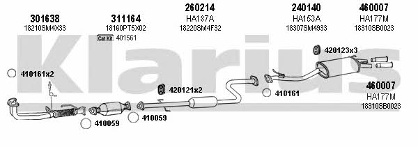  420166E Exhaust system 420166E