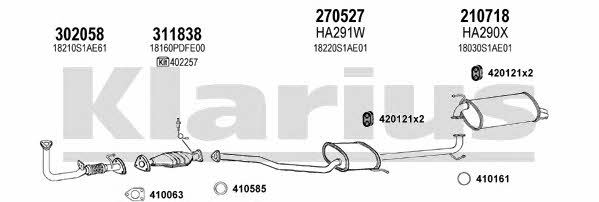  420257E Exhaust system 420257E