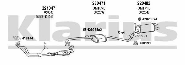  390659E Exhaust system 390659E