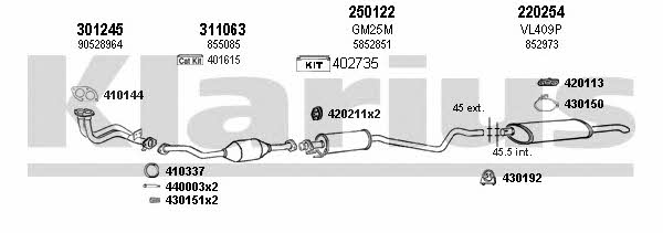  390920E Exhaust system 390920E