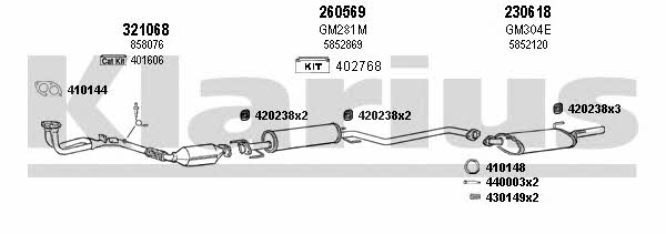  390997E Exhaust system 390997E