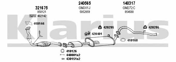  390999E Exhaust system 390999E