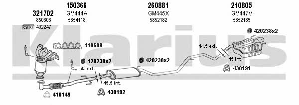  391271E Exhaust system 391271E