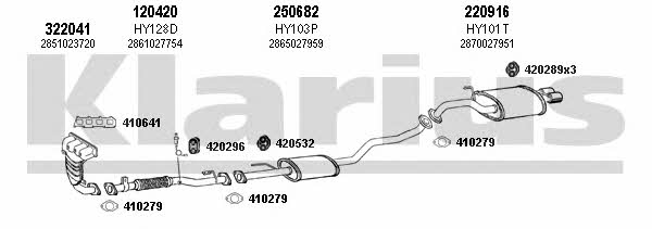  450088E Exhaust system 450088E