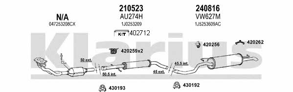  780142E Exhaust system 780142E