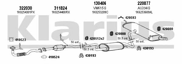  940578E Exhaust system 940578E