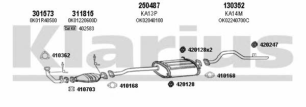  500035E Exhaust system 500035E