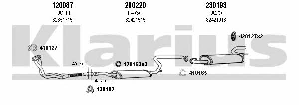 Klarius 510056E Exhaust system 510056E