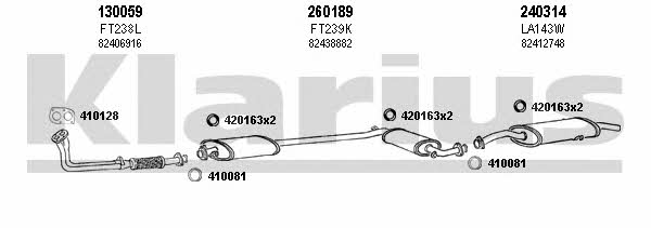  510064E Exhaust system 510064E