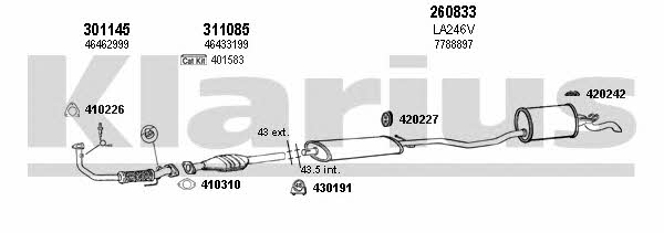  510241E Exhaust system 510241E