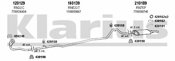  520000E Exhaust system 520000E