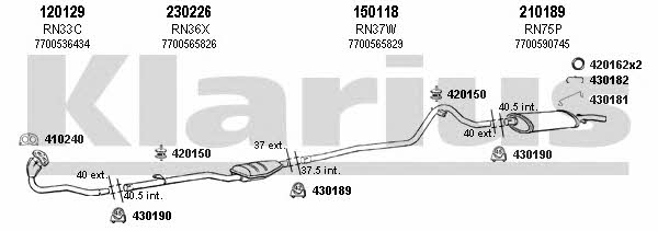  520001E Exhaust system 520001E