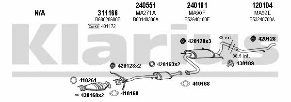  570109E Exhaust system 570109E