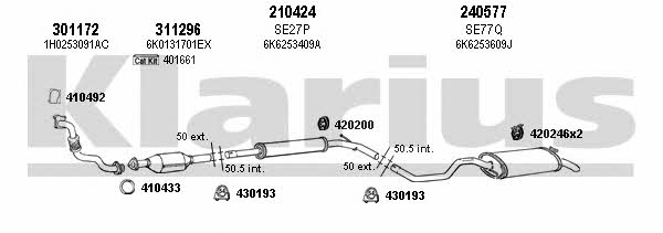  790145E Exhaust system 790145E