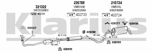  790289E Exhaust system 790289E