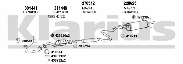  570270E Exhaust system 570270E