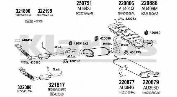  940720E Exhaust system 940720E