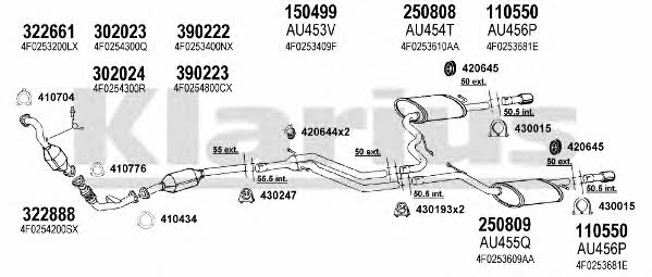  940757E Exhaust system 940757E