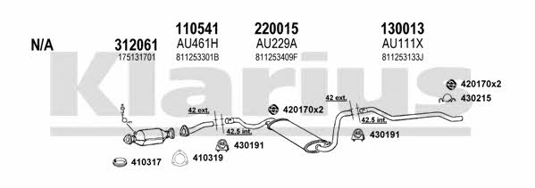  940764E Exhaust system 940764E