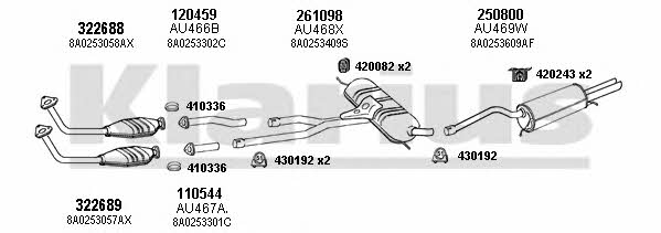  940767E Exhaust system 940767E