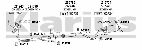  790383E Exhaust system 790383E