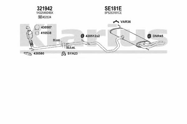  790468U Exhaust system 790468U