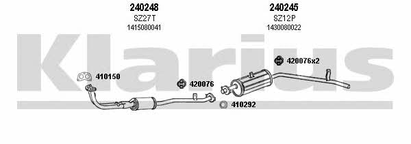 Klarius 820014E Exhaust system 820014E