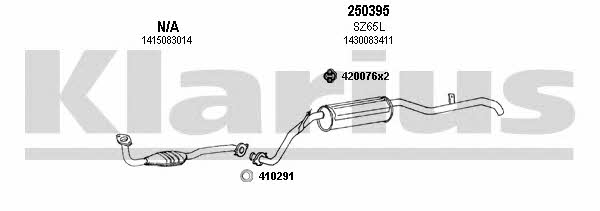  820064E Exhaust system 820064E