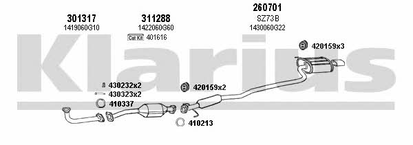 Klarius 820069E Exhaust system 820069E