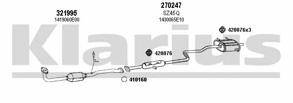  820106E Exhaust system 820106E