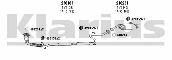  900134E Exhaust system 900134E